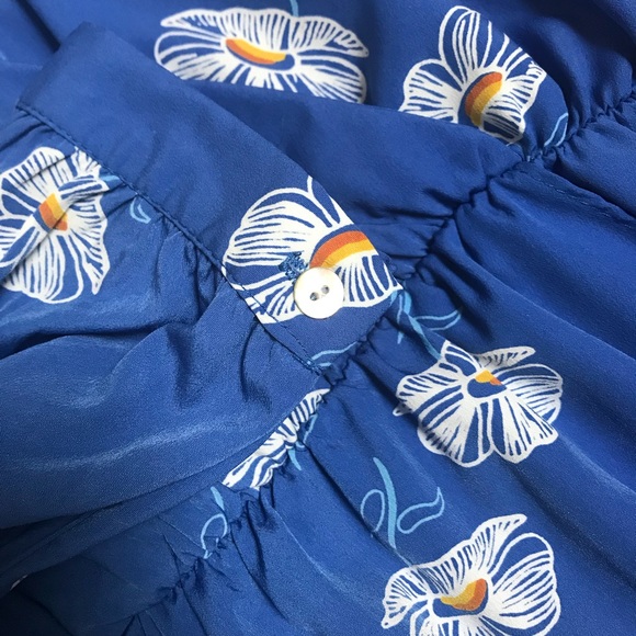 🦋2/$40 SALE🦋 Honey Belle Blue Wrap Dress-S/M - Picture 7 of 8